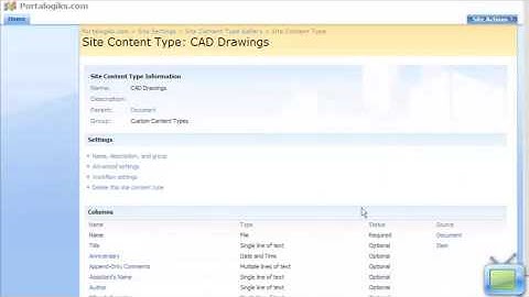 SharePoint 2007 Training Video:Create and Apply Content Types
