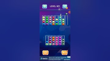 How to complete 621 Level ball sort puzzle color sort Game Latest tricks 2023