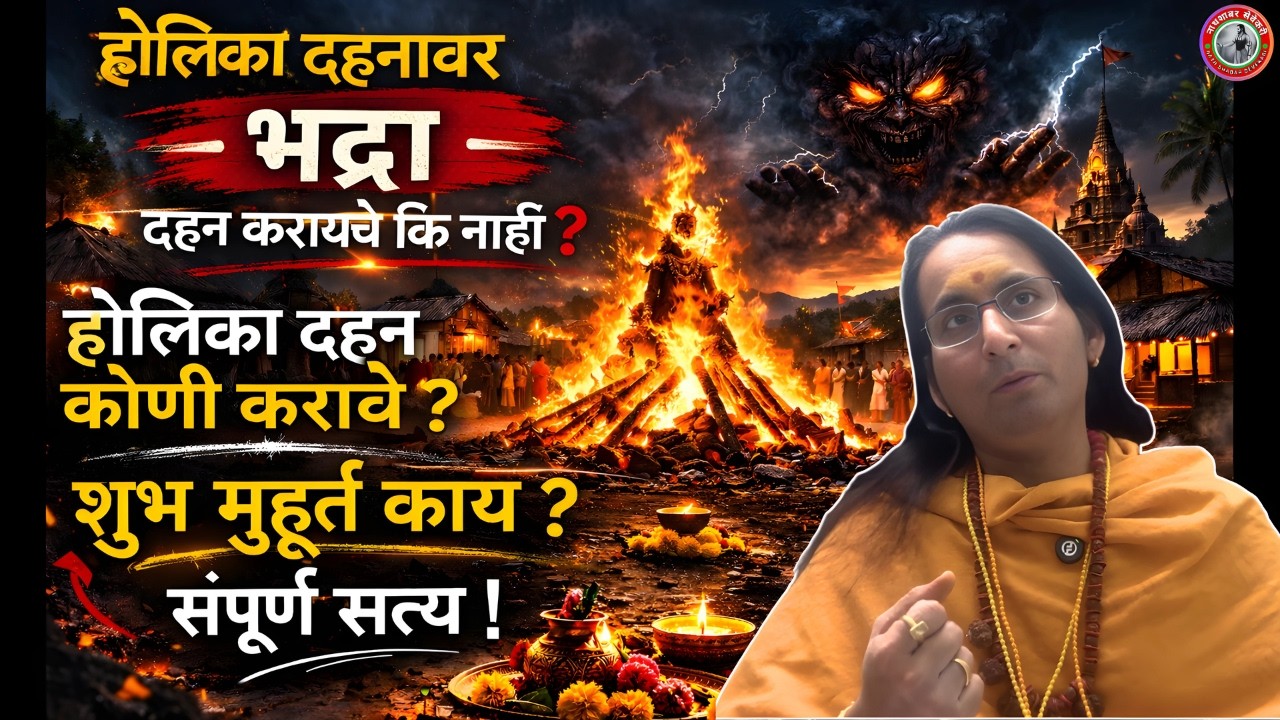 सावधान 🛑 भद्रा योगात होळी दहन केल्यास काय होईल ? भद्रा योगाचा धोकादायक प्रभाव | #holi
