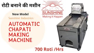 Automatic Chapati Making Machine Roti Maker 700 Roti Per Hrs Sunshine Industries Noida