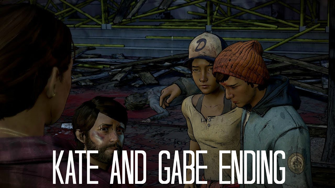 The Walking Dead Game Season 3 Episode 5 - Ending 1 (Kate \U0026 Gabe \U0026 Conrad)
