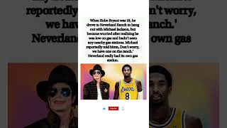 Kobe Bryant Was Shocked to Learn Michael Jackson Had a Gas Station at Neverland Ranch ⛽🏀🎤#shorts