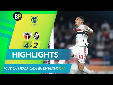 SAO PAULO METIÓ DOS GOLES SOBRE EL FINAL Y GANÓ UN PARTIDAZO ANTE VASCO | SAO 4x2 VAS #Brasileirao SAO PAULO METIÓ DOS GOLES SOBRE EL FINAL Y GANÓ UN PARTIDAZO ANTE VASCO | SAO 4x2 VAS #Brasileirao Thumbnail