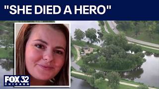 Family mourns mother who died after saving 7-year-old son from Des Plaines River