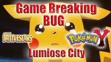POKEMON Y - GAME-BREAKING BUG!! - AVOID SAVING GAME IN LUMIOSE CITY!
