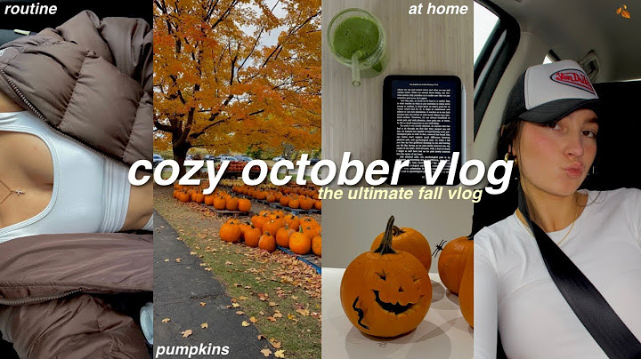 ULTIMATE FALL VLOG 🧸 cozy autumn october days in my life // pumpkin patch + fall aesthetics