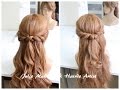 2種簡易公主頭綁法教學 2 Half up hairstyles with updo stick