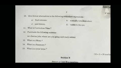 04/03/2022 writing for academic and professional success/ B. com/BBA/question paper and answers