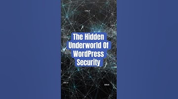 The Hidden Underworld Of WordPress Security #wordpress #wordpresssecurity #cybersecurity #analytics