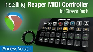 Reaper MIDI Controller for Stream Deck Windows Installation