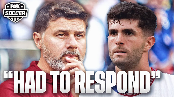 USMNT's Mauricio Pochettino responds to Christian Pulisic's comments ahead of Gold Cup
