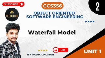 1.2 Waterfall Model | OOSE | CCS356 | Anna university R2021 in Tamil