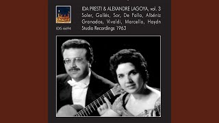 Mandolin Concerto in C Major, RV 425 (arr. for 2 guitars and orchestra): III. Allegro - Ida Presti, Alexandre Lagoya & Antonio Vivaldi