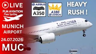 🔴 LIVE MUNICH AIRPORT HEAVY FRIDAY ACTION - PLANE SPOTTING LIVESTREAM