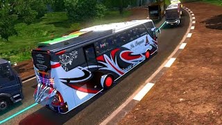 Bus simulator indonasia mod apk v7.3.1|| Driving Test// ON ROAD..🛣️.New latest version..😱❣️😊 screenshot 5