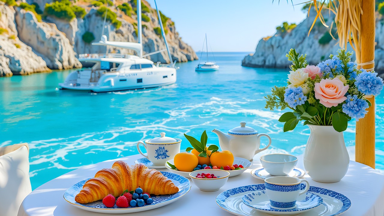 Mediterranean Seaside Bossa Nova 🌅 Smooth Jazz for Calm & Relaxing Moments