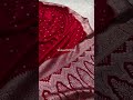 ❤️ Beautiful Red mashru silk Banarasi saree 🫶 #weddingsaree
