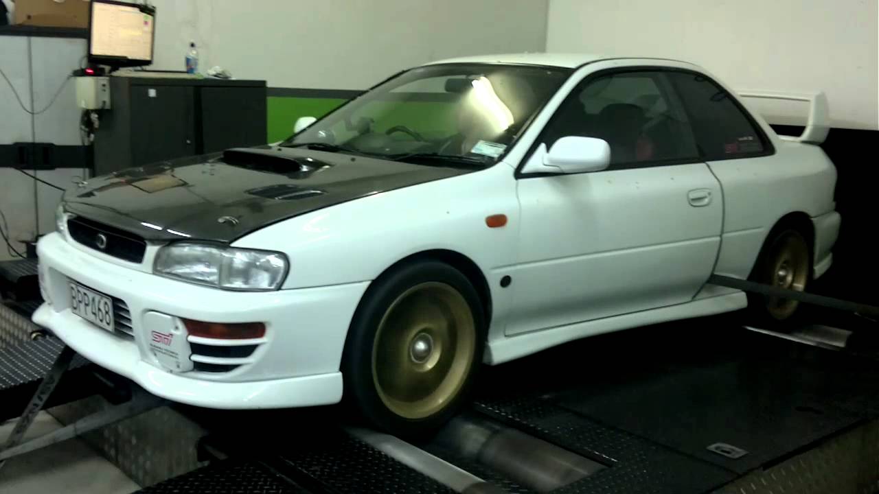 Subaru V4 STI Type R Dyno run YouTube