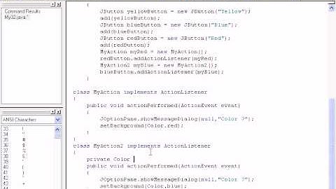 #Java Урок 98 Щелчок на нескольких кнопках. Создание обработчиков событий