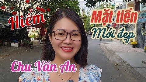 (Đã bán) Bán nhà mặt tiền Bình Thạnh, đường số 1 cư xá Chu Văn An, gần học viện cán bộ