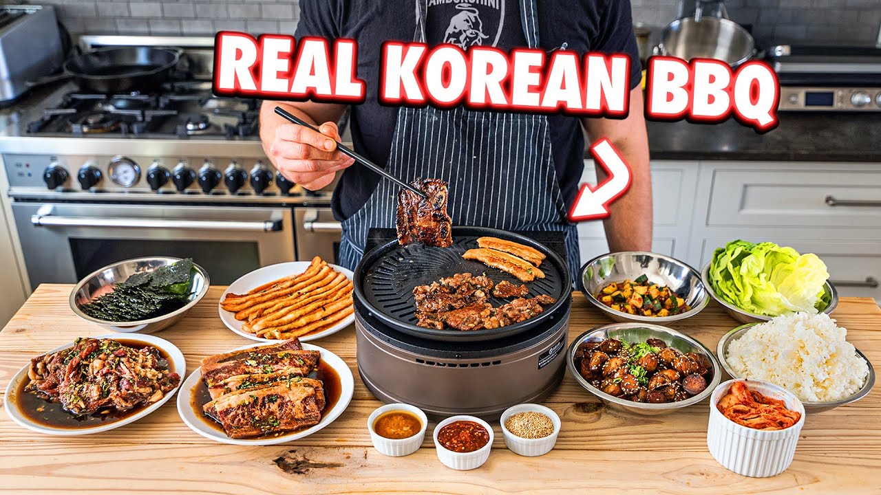 Making Authentic Korean BBQ At Home | Joshua Weissman