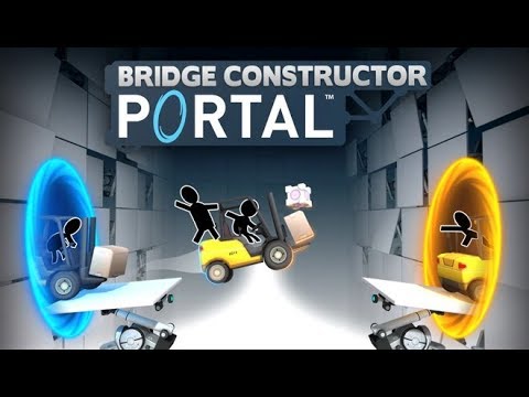 Bridge constructor portal  LEVEL 30 SOLUTION & SHORTCUT