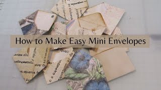 How to Make Easy Mini Envelopes