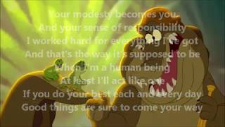 The Princess And The Frog When We're Human (Lyric Video)