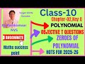 |Class 10th|OTQ&#39;s/MCQ&#39;s/VSAQ&#39;s for Board Exam.2025-26 #ZeroesOfPolynomials #youtube  #mathtutorials