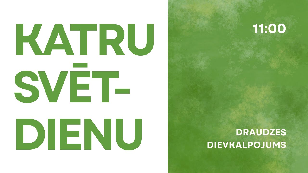 Dievkalpojuma tiešraide - 01.03.2026