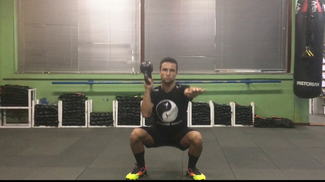 Squat Bottoms up Kettlebell Training Fight Science YouTube