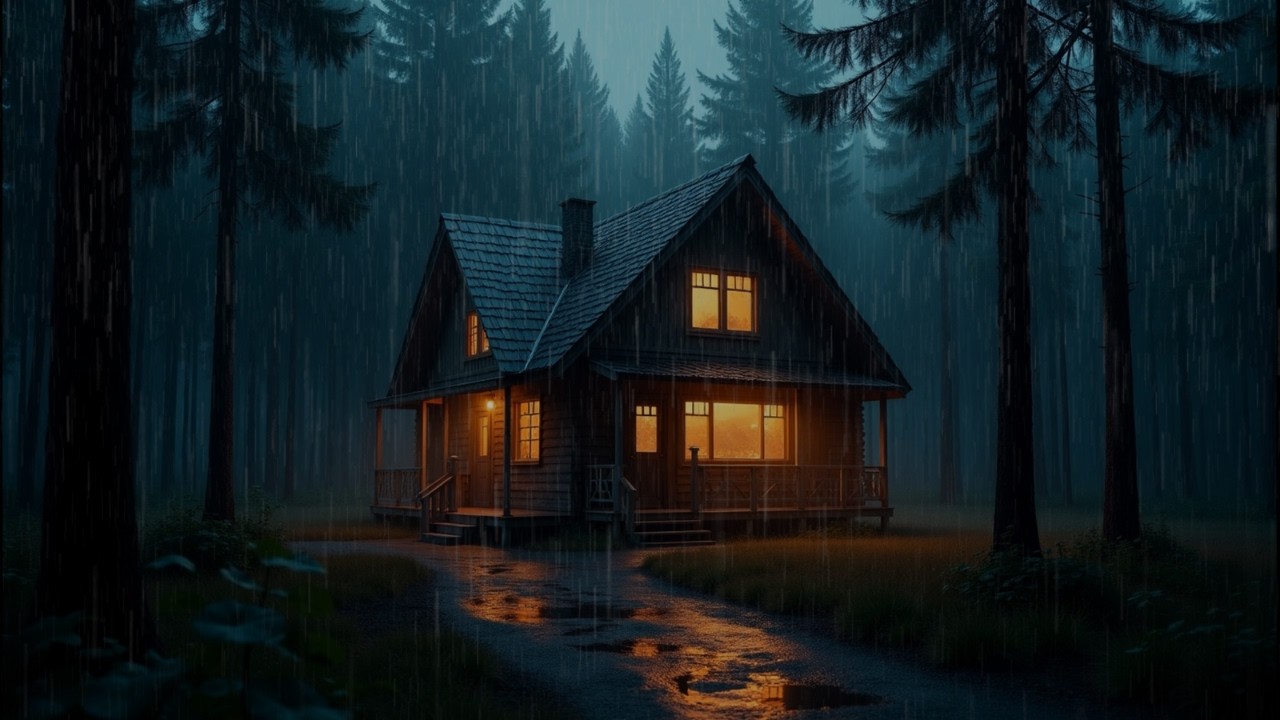 Heavy Rain To Sleep Immediately - ASMR, Rain Sounds For Relaxing Your Mind And Sleep Tonight