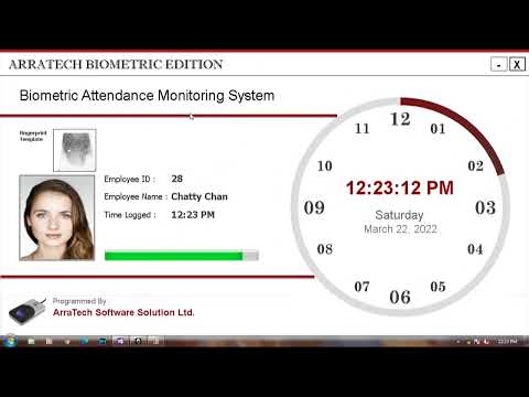 BIOMETRIC EMPLOYEE ATTENDANCE - VB.NET | SQL SERVER
