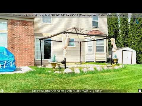 14693 WILDBROOK Drive, Van Buren Twp, MI home video tour