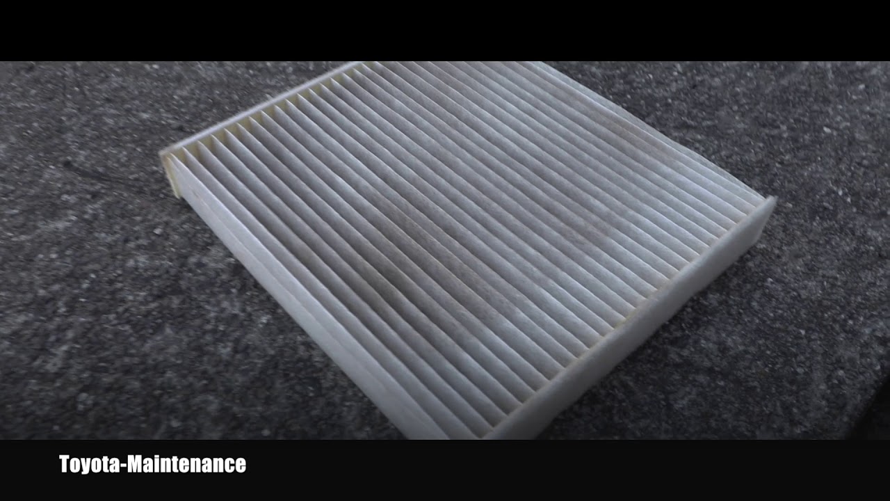 Toyota Tundra Cabin Air Filter - YouTube