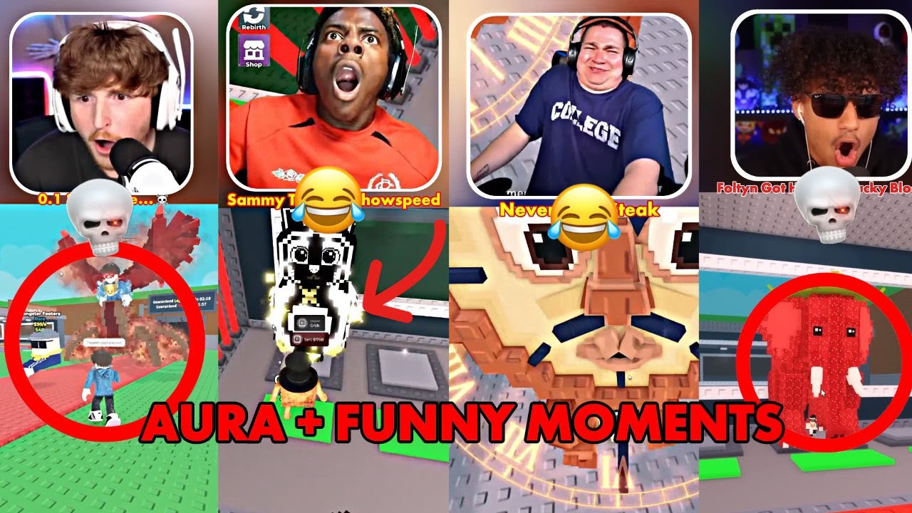Steal A Brainrot Aura + Funny Momnets #stealabrainrot - YouTube