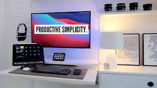 My Minimal Desk Setup Tour 2022 | Amazing Macbook Pro 14