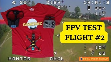 🛠️ FPV Test Flight #2 — Putting Learning into Practice | Angle Mode | Split-Screen Takeoff & Landing