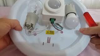 Sensörlü Lamba Ayarları Bağlantısı Ampulseçimi/Kablosu Nasıl Yapılmalı