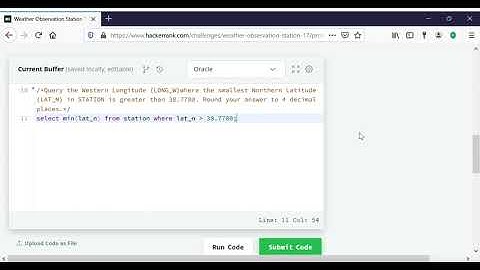 Weather Observation Station 17   HackerRank   SQL