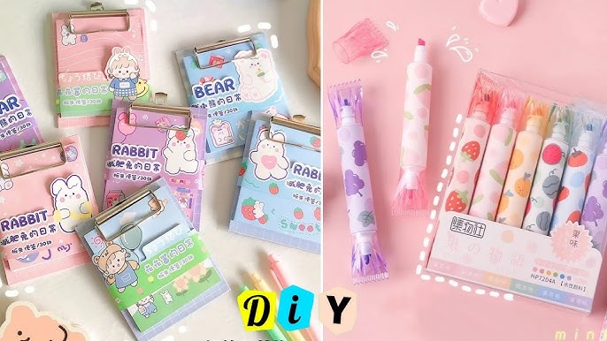 DIY cute stationery ideas ✨ easy to make ✨ school craft ✨ How to make  stationery 