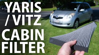 How to: Replace cabin air filter (Toyota Yaris/Vitz 2nd gen 2006-2011)