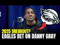 EAGLES UNVEIL DANNY GRAY: PURE SPEED TO REVOLUTIONIZE THE OFFENSE IN 2025 | eagles news