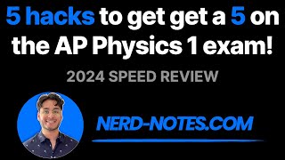 2024 AP Physics 1 Speed Review   PRO Tips for MCQ/FRQ + All 7 units review