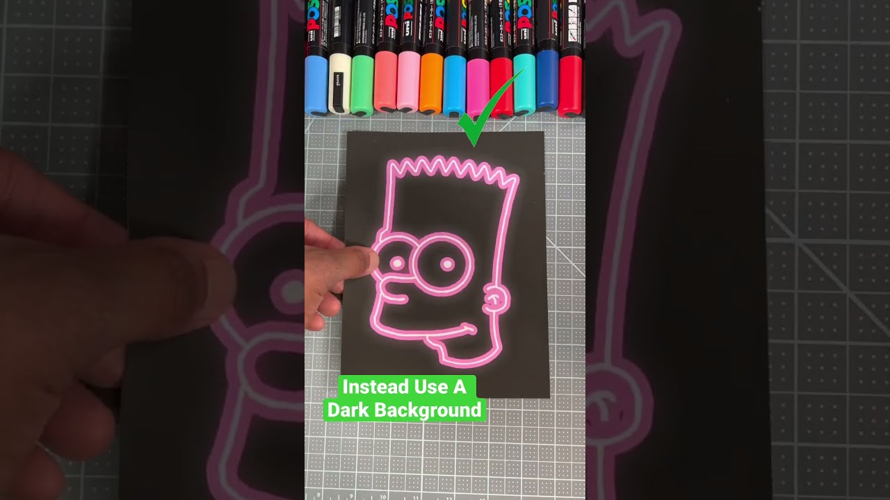 Never Draw The Glow Effect This Way Drawing Art Poscamarkers