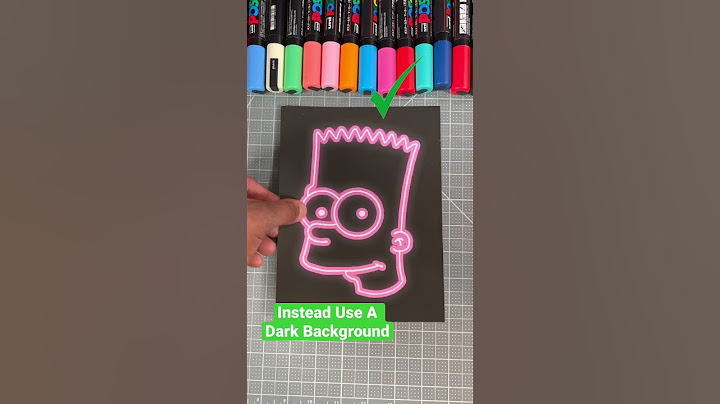 Never Draw The Glow Effect This Way! 😡 #drawing #art #poscamarkers