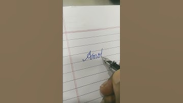 Amol Cursive Handwriting || Handwriting || calligraphy writing #handwriting #shorts #calligraphy