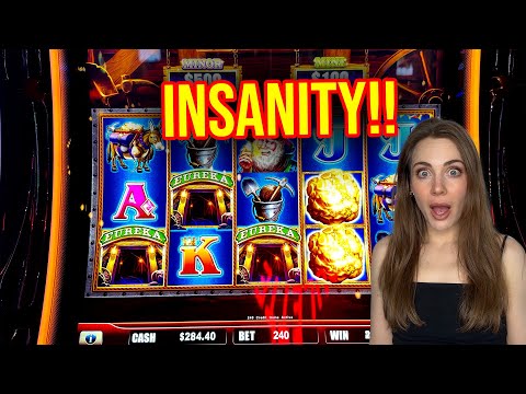 CRAZY HIGH LIMIT SLOT MACHINE ACTION! BETTING LIKE A MANIAC!!