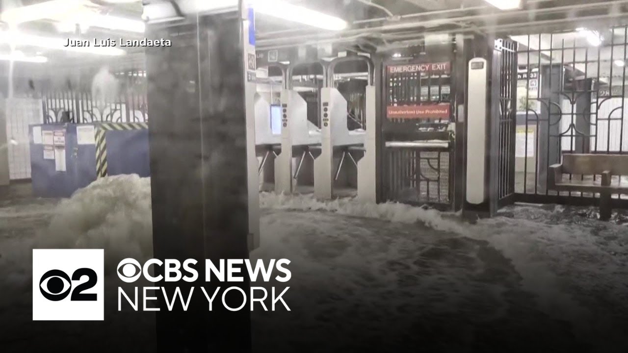 Update on flash flooding in NYC subways - YouTube