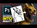 Photoshopping YOUR Drawings! | Realistified! S1E4 (Spooky Edition)